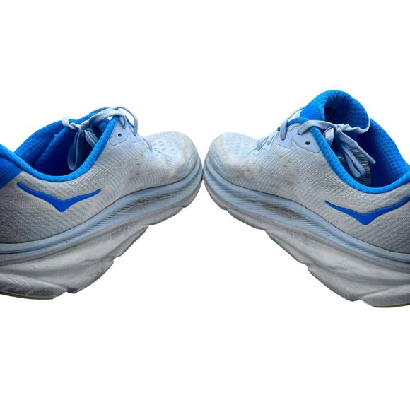 HOKA Clifton 9 Men’s 11D Running Shoes Light Blue/Blue Max Cushion - Picture 5 of 8